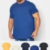 BadRhino For Less Lightweight Black/Navy/Sodalite Blue/Flax Yellow/ Marshmellow White 5 Pack T-Shirts