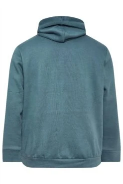 BadRhino Big & Tall Blue Pouch Pocket Hoodie 5 BadRhino Big & Tall Blue Pouch Pocket Hoodie -Menswear Mode Sales Store 5fda8649 a1be 48 208698 Y