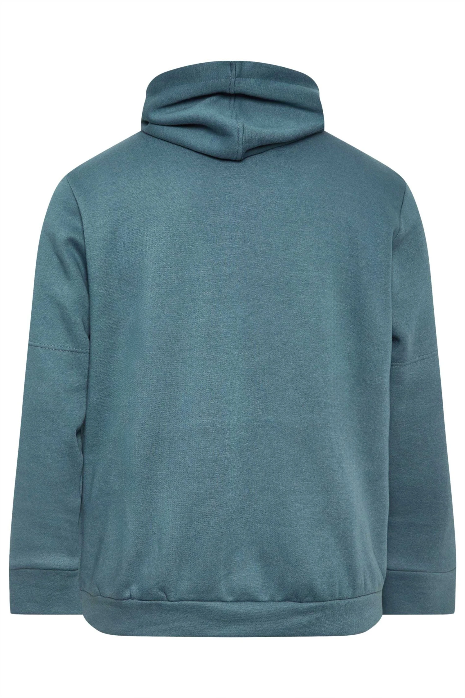 BadRhino Big & Tall Blue Pouch Pocket Hoodie 3 BadRhino Big & Tall Blue Pouch Pocket Hoodie - Image 3