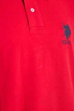 U.S. POLO ASSN. Big & Tall Red Player 3 Polo Shirt -Menswear Mode Sales Store 62191fd4 969e 44 206324 S