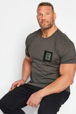 RELIGION Big & Tall Grey Slider T-Shirt