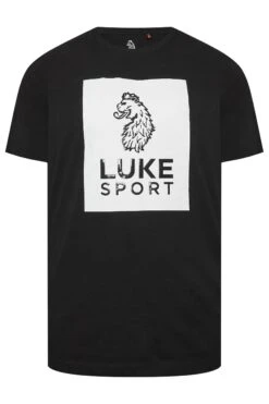LUKE 1977 Big & Tall Black Gloss Print Logo T-Shirt 5 LUKE 1977 Big & Tall Black Gloss Print Logo T-Shirt -Menswear Mode Sales Store 658773bf a9e5 41 207441 X