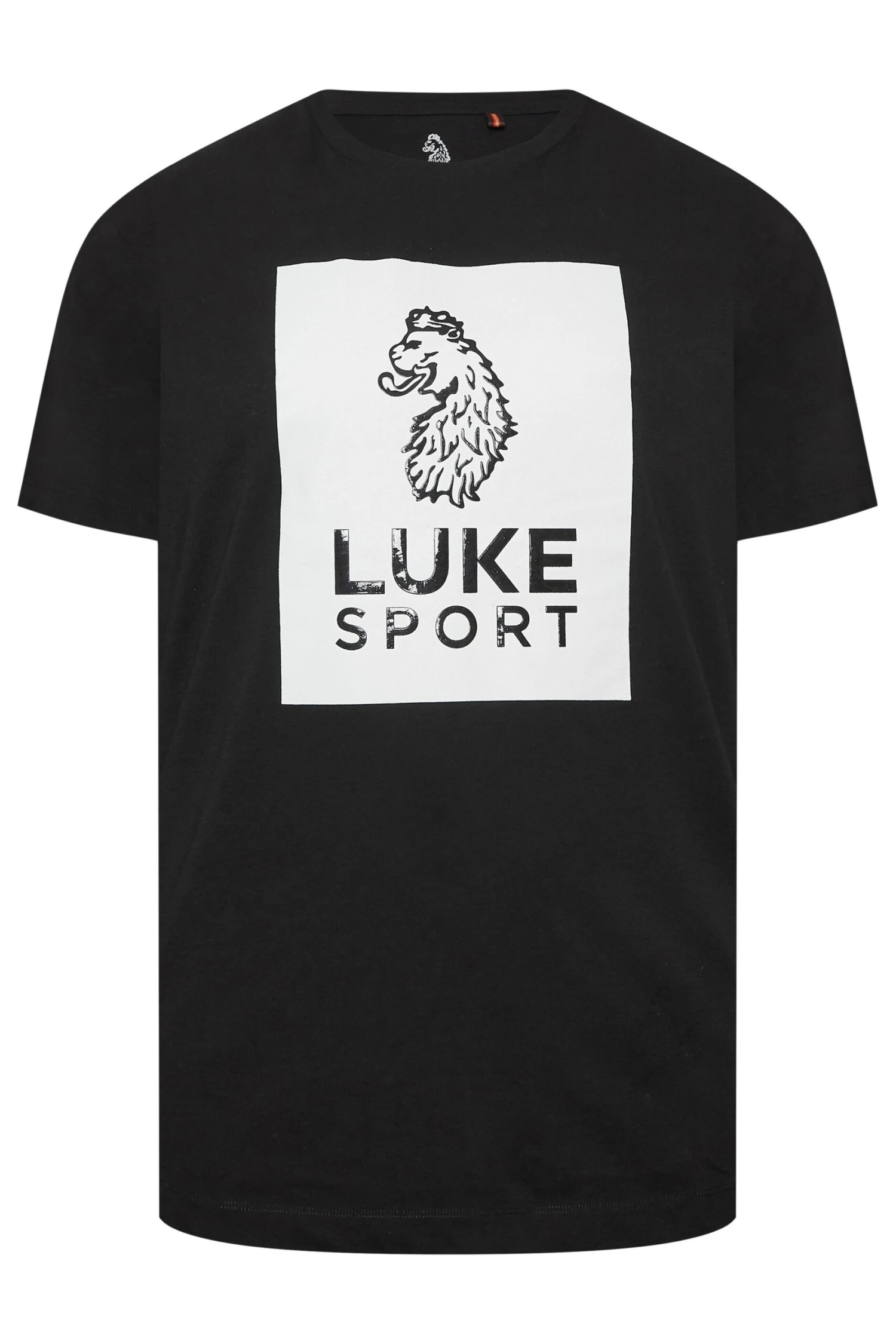 LUKE 1977 Big & Tall Black Gloss Print Logo T-Shirt 3 LUKE 1977 Big & Tall Black Gloss Print Logo T-Shirt - Image 3