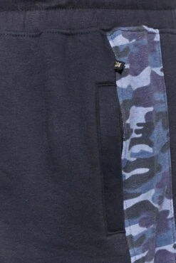 KAM Big & Tall Navy Blue Camo Side Panel Joggers -Menswear Mode Sales Store 66c05618 2bba 47 206956 Z