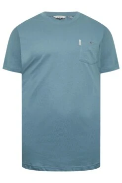 BEN SHERMAN Big & Tall Shadow Blue Signature Pocket T-Shirt -Menswear Mode Sales Store 694cbe85 88ef 4d 207540 X