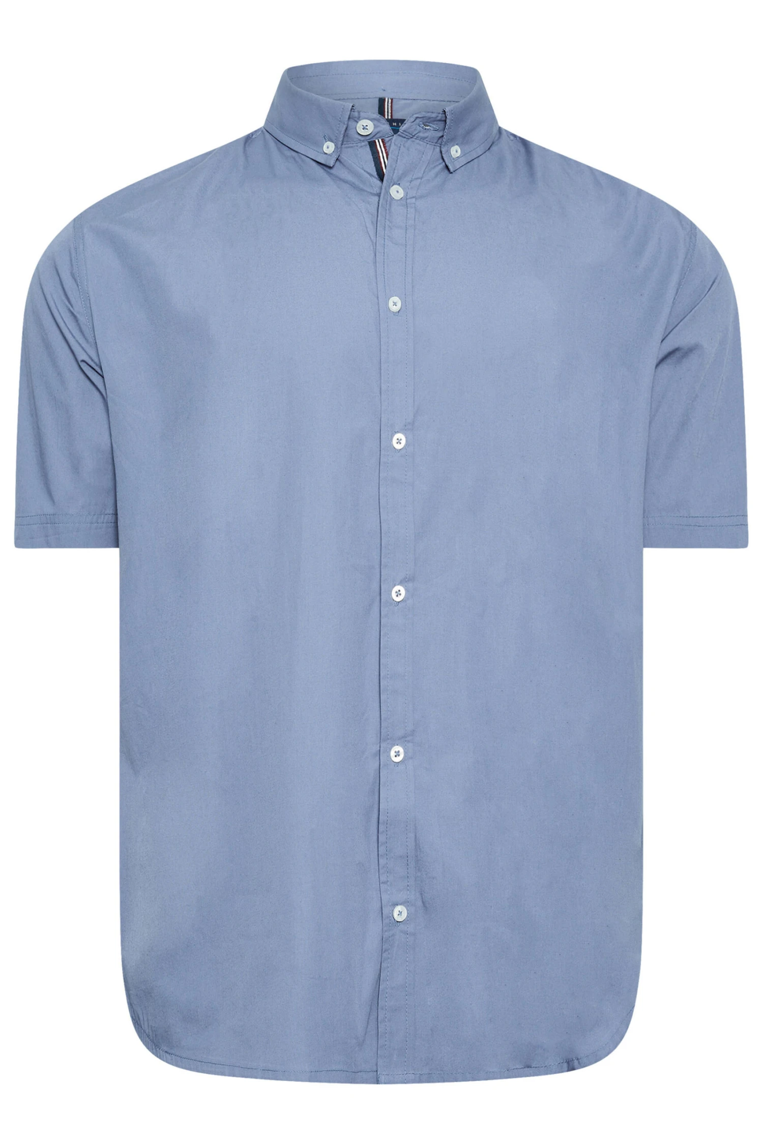 BadRhino Big & Tall Blue Poplin Shirt 2 BadRhino Big & Tall Blue Poplin Shirt - Image 2