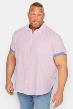 BadRhino Big & Tall Pink Slub Shirt
