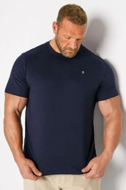 FARAH Big & Tall Navy Blue Core T-Shirt
