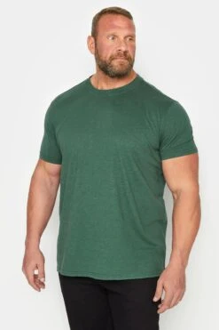 BadRhino Big & Tall Pine Green Slub T-Shirt