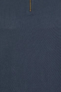 KAM Big & Tall Navy Blue Zip Neck Panel Polo Shirt 5 KAM Big & Tall Navy Blue Zip Neck Panel Polo Shirt -Menswear Mode Sales Store 709bba22 892c 42 208446