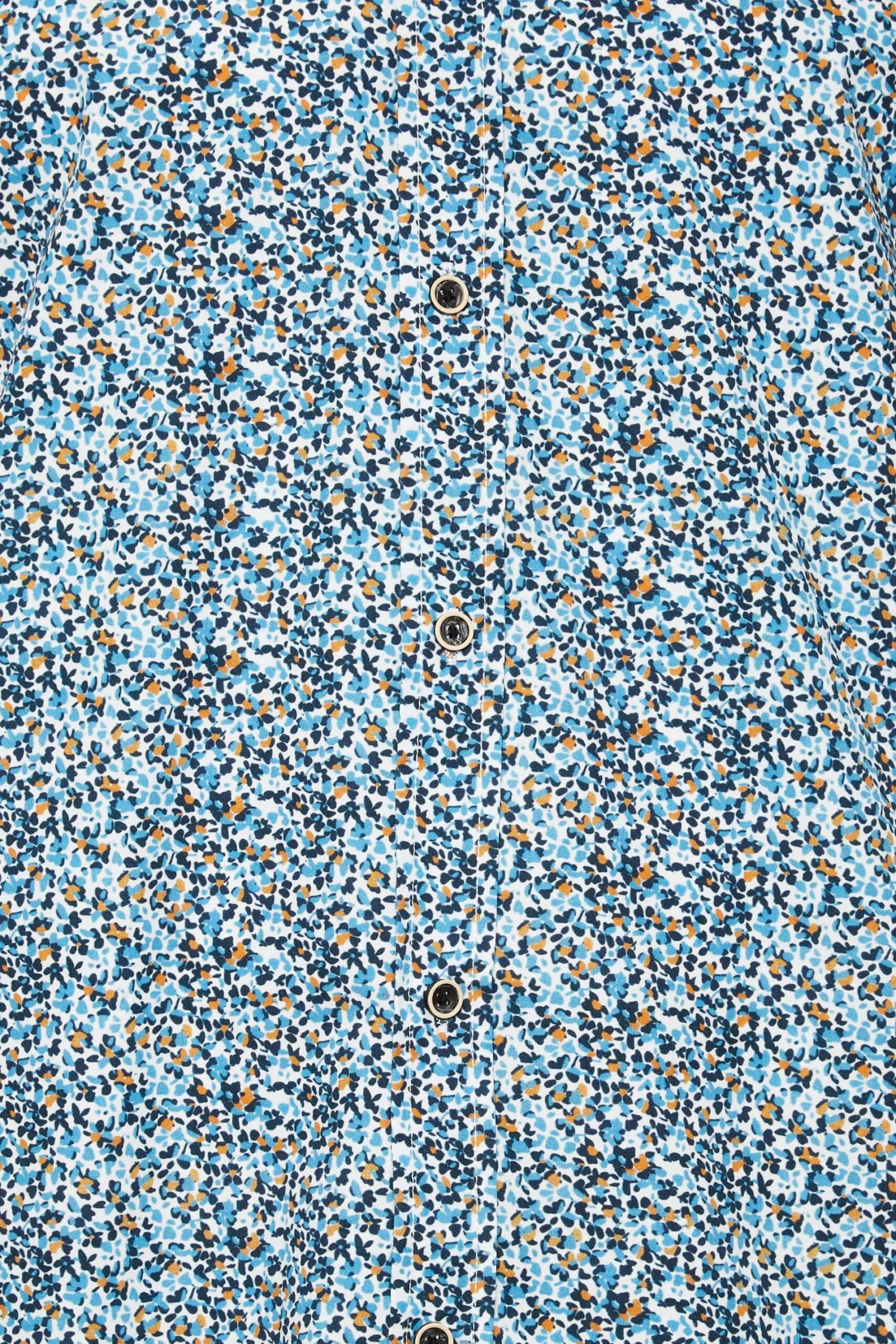 KAM Big & Tall Blue Floral Print Short Sleeve Shirt 2 KAM Big & Tall Blue Floral Print Short Sleeve Shirt - Image 2