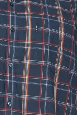 Ben Sherman Navy Blue Check Print Long Sleeve Shirt -Menswear Mode Sales Store 742c4c22 da60 4e 208338 Z