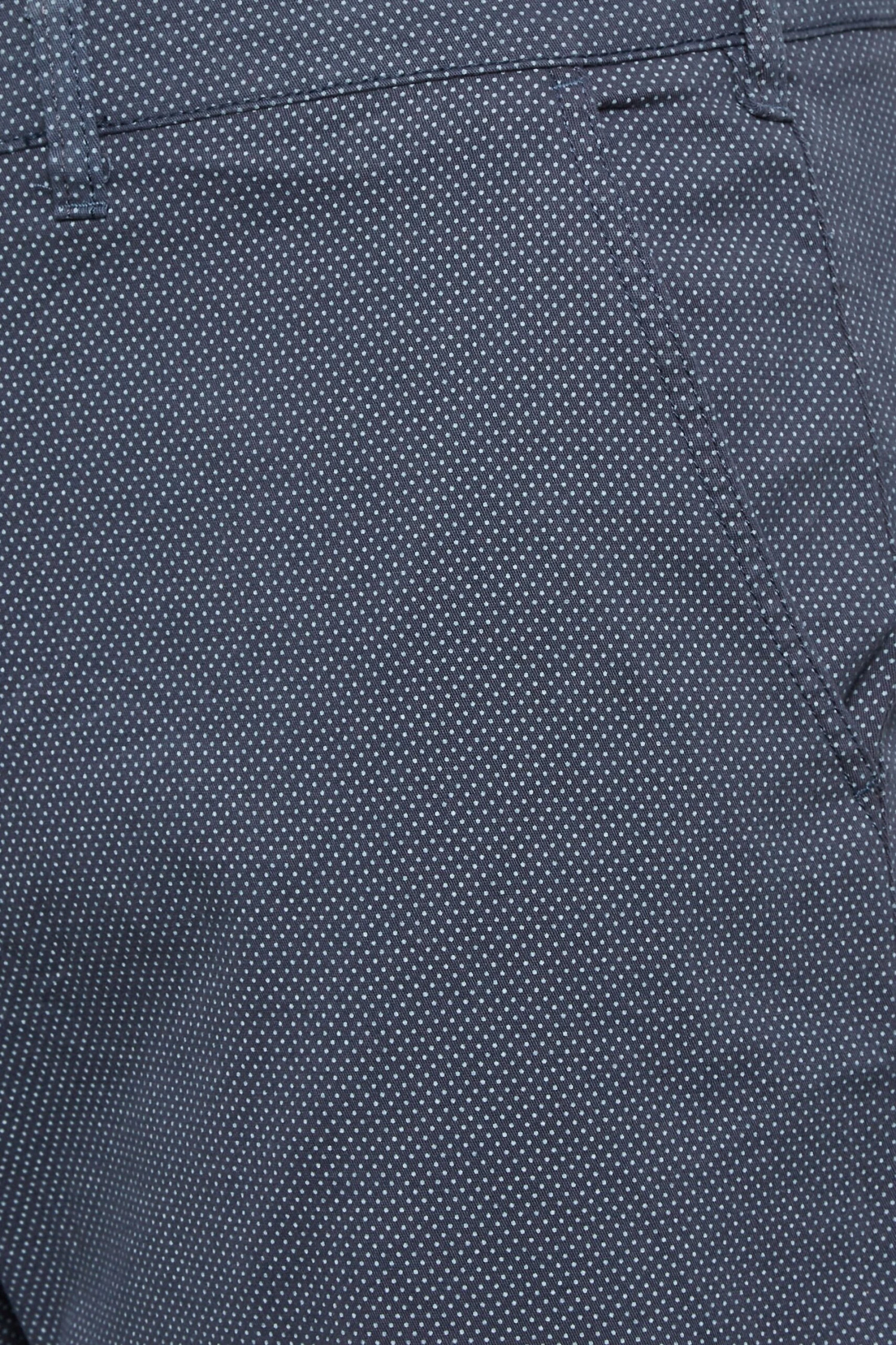 D555 Big & Tall Navy Blue Printed Chino Short 3 D555 Big & Tall Navy Blue Printed Chino Short - Image 3