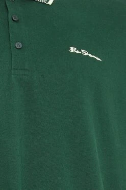 BEN SHERMAN Big & Tall Green Chevron Collar Polo Shirt 5 BEN SHERMAN Big & Tall Green Chevron Collar Polo Shirt -Menswear Mode Sales Store 7c989a0f 3de4 4c 208346 6