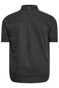 BadRhino Big & Tall Black Poplin Short Sleeve Shirt -Menswear Mode Sales Store 7d66a068 05eb 42 208859 Y