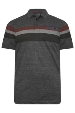 KAM Big & Tall Charcoal Grey Polo Shirt -Menswear Mode Sales Store 7df08d93 8816 40 207694 X