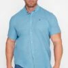 BadRhino Big & Tall Light Blue Linen Shirt