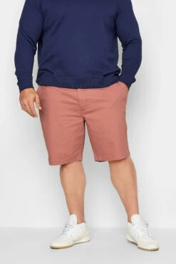 BadRhino Big & Tall Brick Orange Stretch Chino Shorts