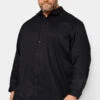 JACK & JONES Big & Tall Black Shirt