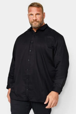 JACK & JONES Big & Tall Black Shirt