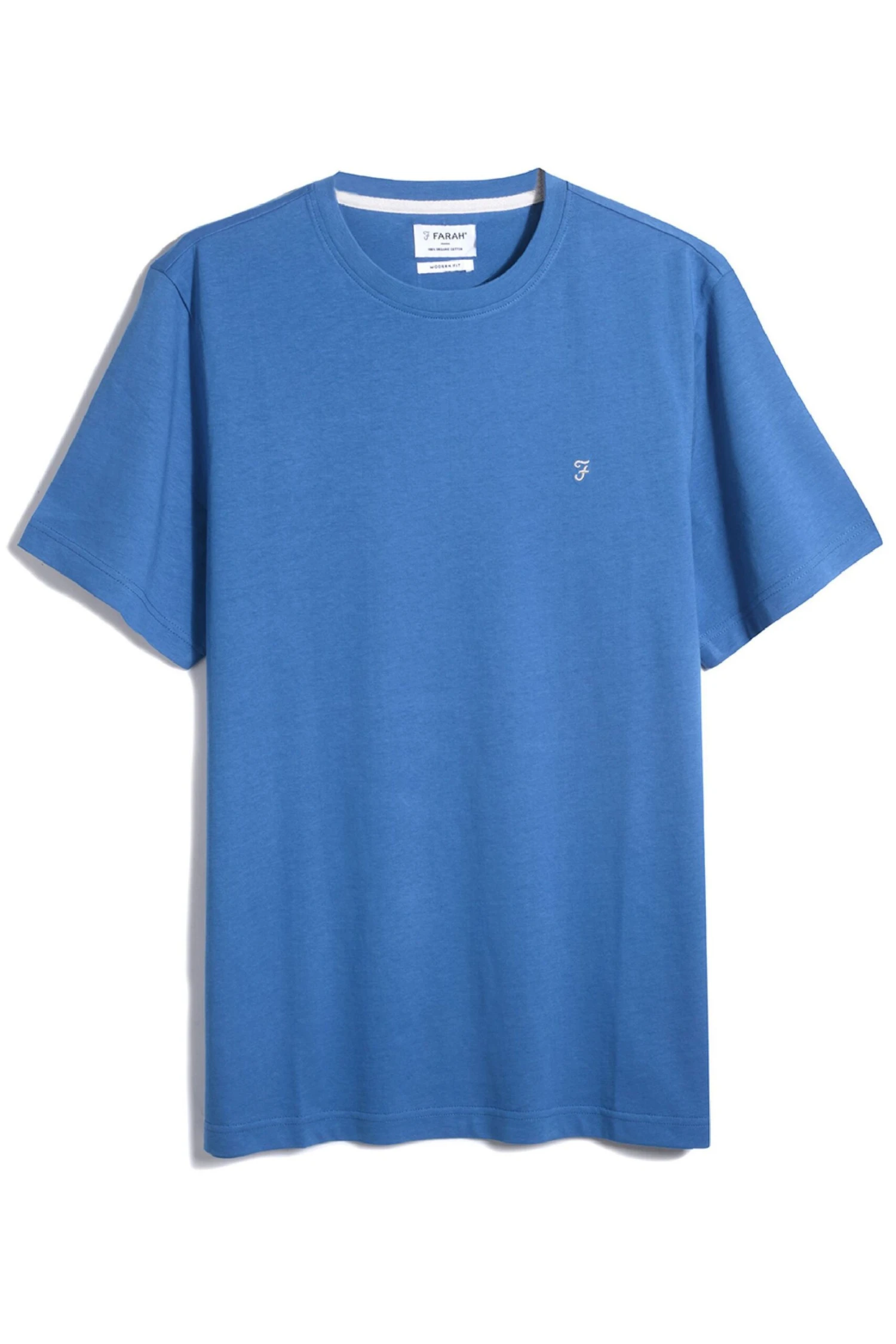 FARAH Big & Tall Blue Core T-Shirt 2 FARAH Big & Tall Blue Core T-Shirt - Image 2