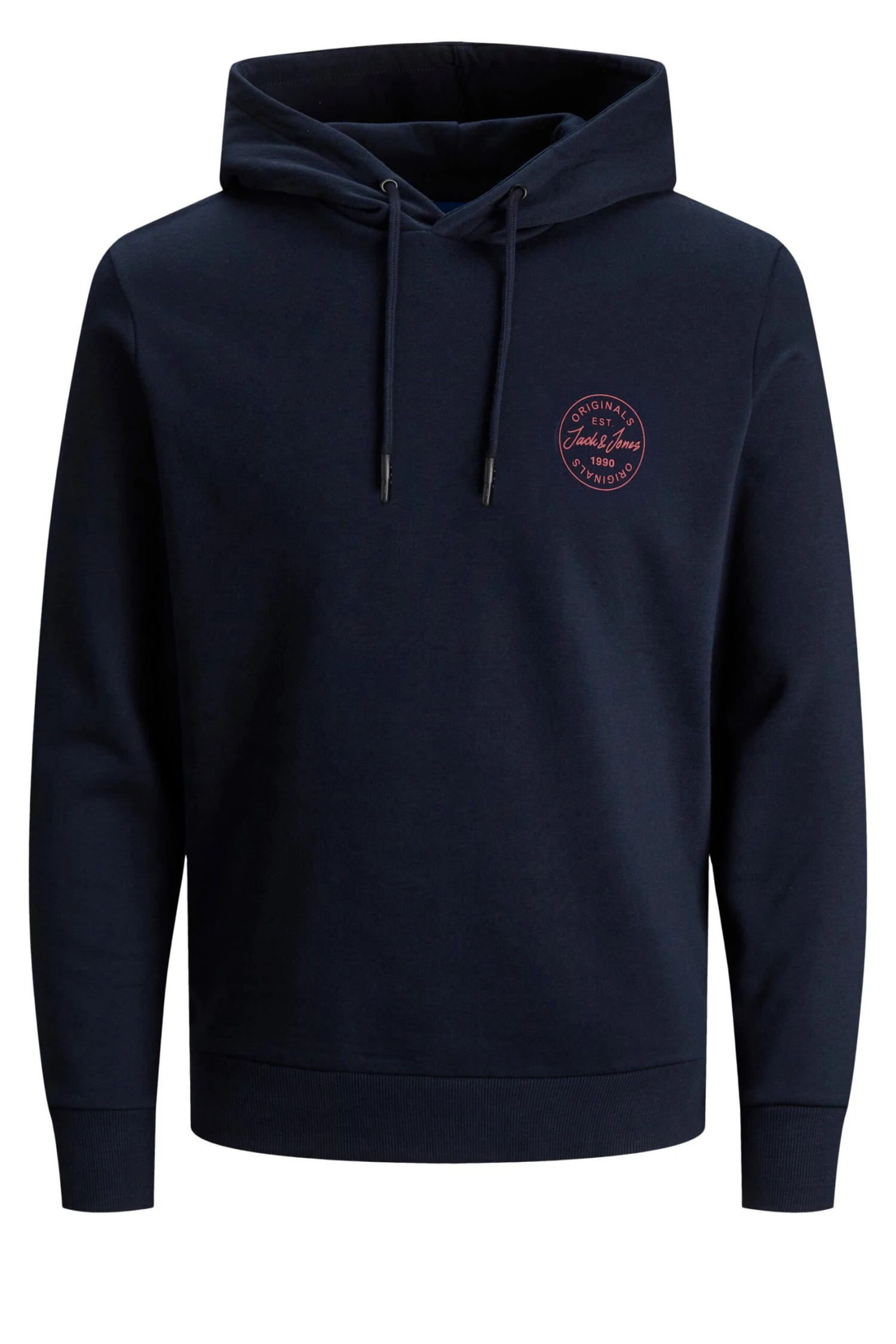 JACK & JONES Big & Tall Navy Blue Shark Hoodie 2 JACK & JONES Big & Tall Navy Blue Shark Hoodie - Image 2