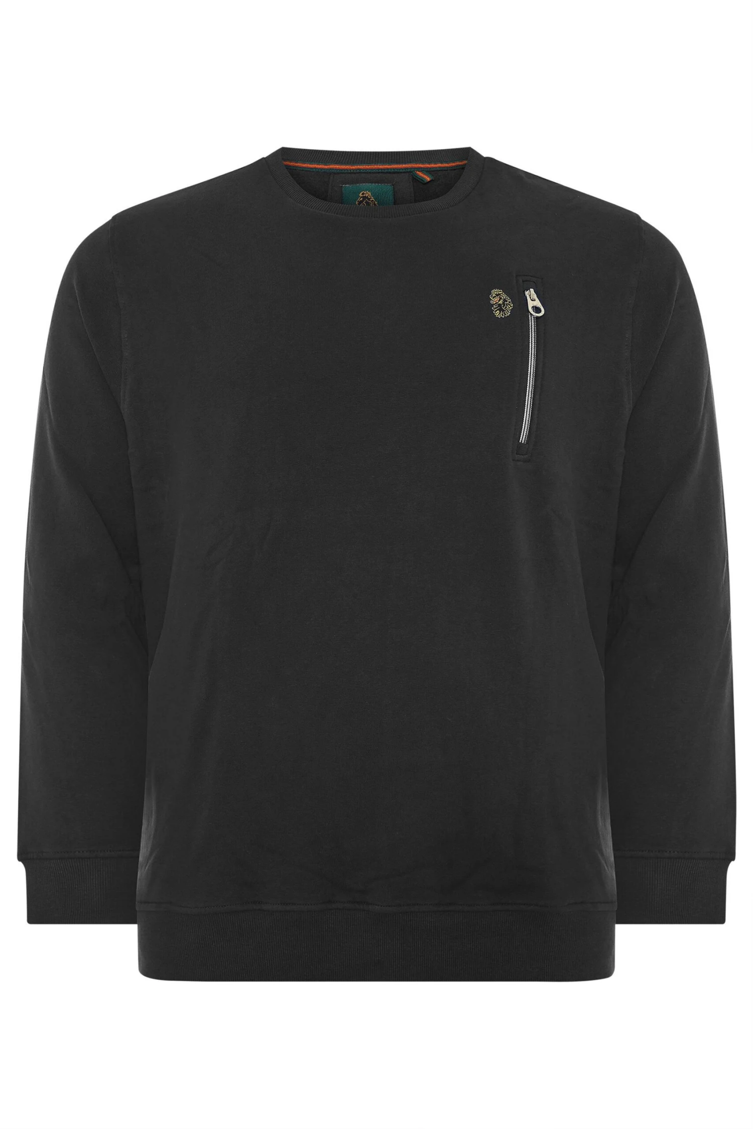 LUKE 1977 Big & Tall Black Sport Sweatshirt 2 LUKE 1977 Big & Tall Black Sport Sweatshirt - Image 2