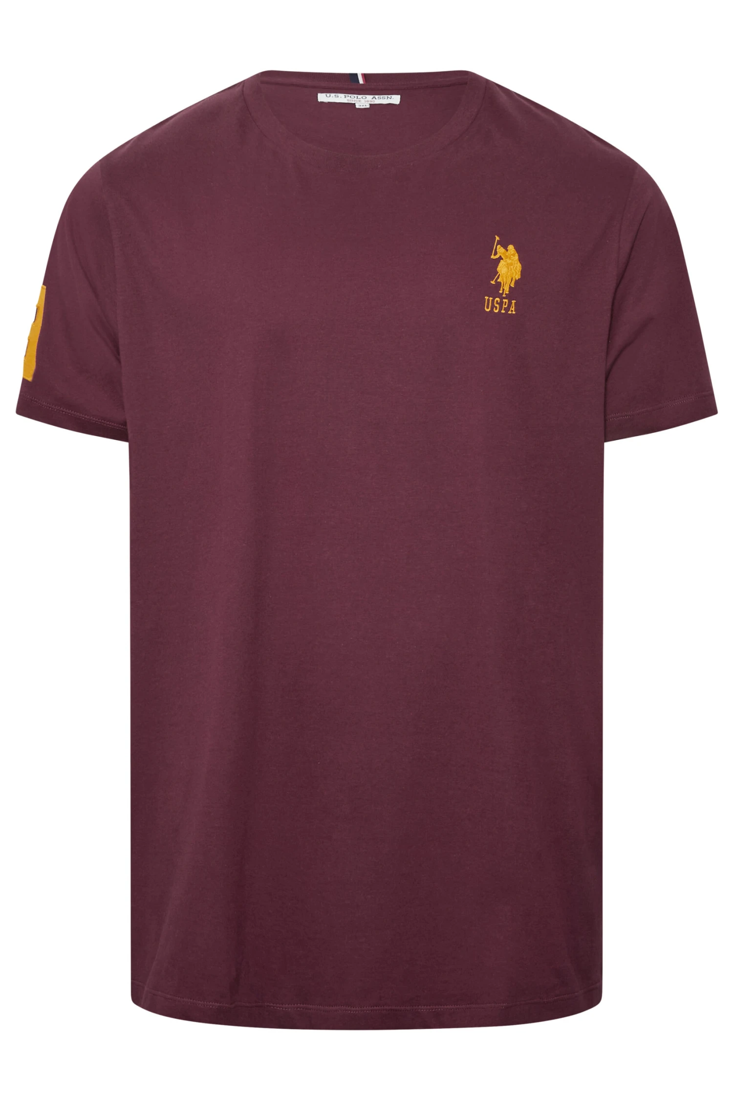U.S. POLO ASSN. Big & Tall Burgundy Red Player 3 T-Shirt 2 U.S. POLO ASSN. Big & Tall Burgundy Red Player 3 T-Shirt - Image 2