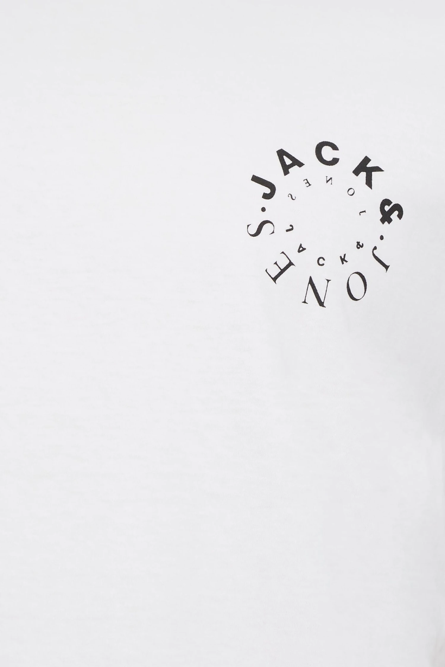 JACK & JONES Big & Tall White Crew Neck Logo T-Shirt 2 JACK & JONES Big & Tall White Crew Neck Logo T-Shirt - Image 2