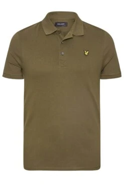 LYLE & SCOTT Big & Tall Khaki Green Core Polo Shirt -Menswear Mode Sales Store 93c86a09 0e4f 47 205945 XR