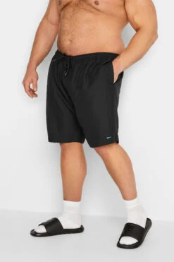 BadRhino Big & Tall Black Swim Shorts