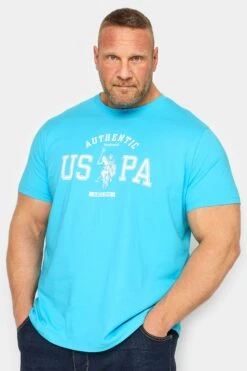 U.S. POLO ASSN. Big & Tall Light Blue Authentic T-Shirt