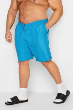BadRhino Big & Tall Bright Blue Swim Shorts