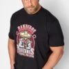 ESPIONAGE Big & Tall Black 'Mexican Bandit' Printed T-Shirt