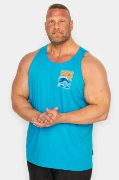 BadRhino Big & Tall Blue Malibu Vest Top