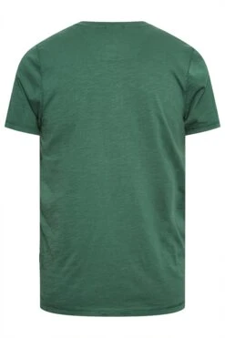 BadRhino Big & Tall Pine Green Slub T-Shirt -Menswear Mode Sales Store 96c26bdd b6f6 45 208714 Y