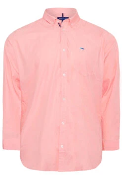 BadRhino Big & Tall Pink Poplin Long Sleeve Shirt -Menswear Mode Sales Store 97a75142 d6e9 49 203814 XR