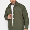 LYLE & SCOTT Big & Tall Green Overshirt