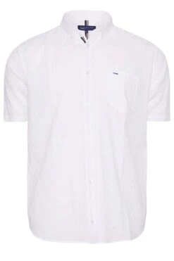 BadRhino Big & Tall White Linen Shirt -Menswear Mode Sales Store 9928c9c1 b3dc 42 206639 XR