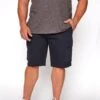 BadRhino Big & Tall Navy Blue Stretch Cargo Shorts