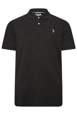 U.S. POLO ASSN. Big & Tall Black Core Polo Shirt -Menswear Mode Sales Store 9bcb958c abd7 4d 207878 X
