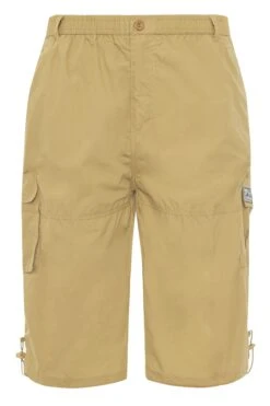 D555 Big & Tall Beige Brown Leg Pocket Cargo Shorts 5 D555 Big & Tall Beige Brown Leg Pocket Cargo Shorts -Menswear Mode Sales Store D555 Sand Leg Pocket Cargo Shorts 202442 d41d