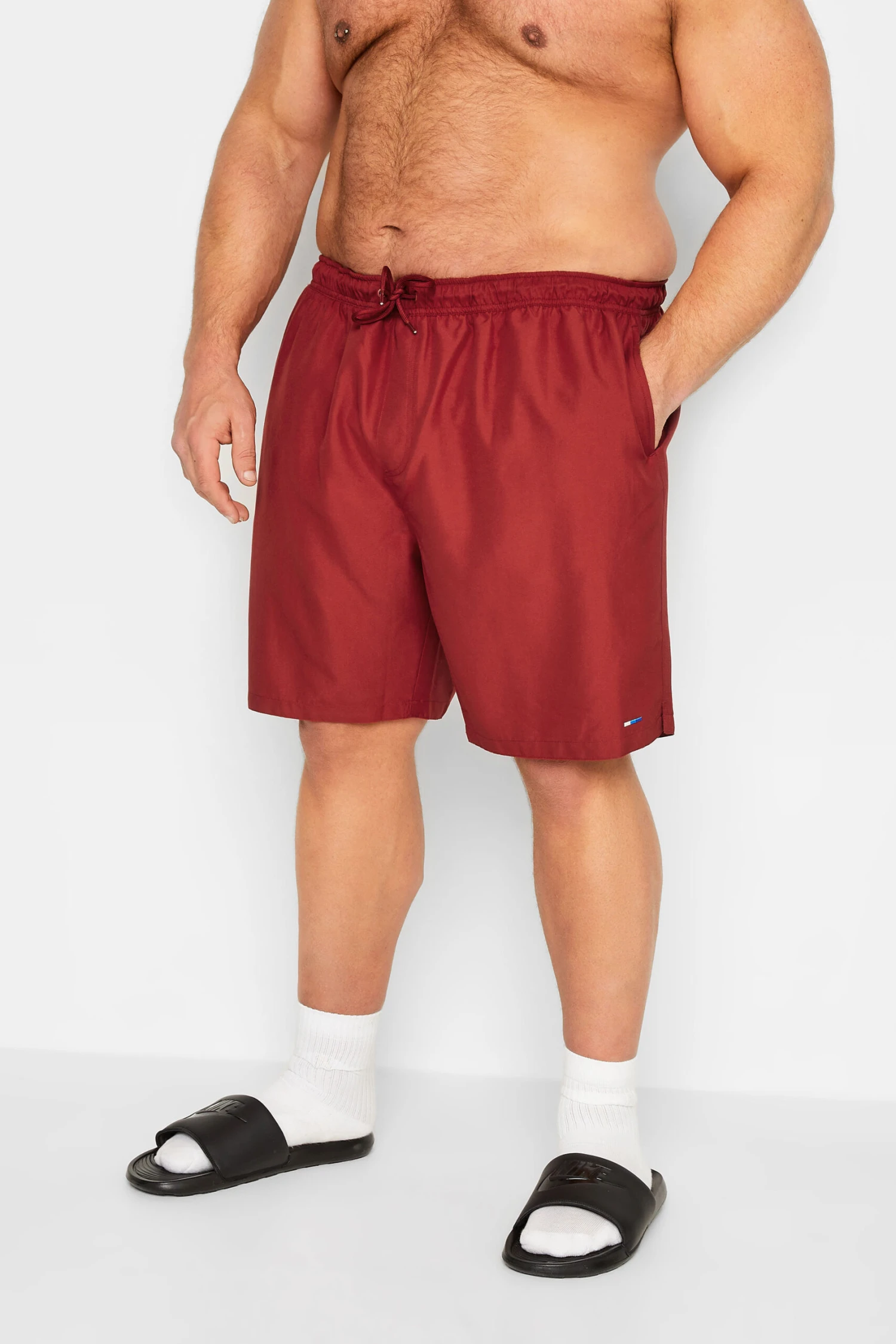 BadRhino Big & Tall Red Swim Shorts 1 BadRhino Big & Tall Red Swim Shorts