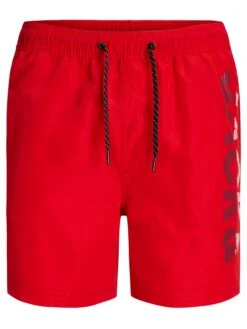 JACK & JONES Big & Tall Red Logo Swim Shorts -Menswear Mode Sales Store a458ac95 d516 47 207474 X