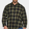 JACK & JONES Big & Tall Green Check Shirt