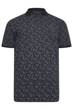 KAM Big & Tall Black Arrow Head Print Polo Shirt -Menswear Mode Sales Store a5d3b868 3eac 4d 208449 X