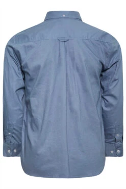BadRhino Big & Tall Storm Blue Long Sleeve Oxford Shirt -Menswear Mode Sales Store aea8f15a 7fcd 4e 208869 Y