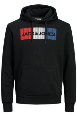 JACK & JONES Big & Tall Black Corp Logo Printed Hoodie 5 JACK & JONES Big & Tall Black Corp Logo Printed Hoodie -Menswear Mode Sales Store b2b7e472 4af0 4f 207435 F