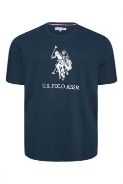 U.S. POLO ASSN. Big & Tall Navy Blue Rider Logo T-Shirt -Menswear Mode Sales Store b2fa64b0 41d7 43 206348 X
