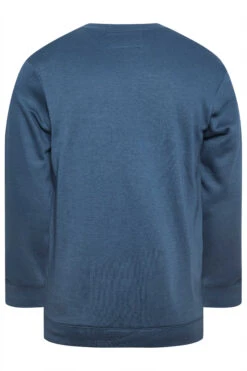 BadRhino Big & Tall Storm Blue Sweatshirt -Menswear Mode Sales Store b3c938bd 2444 44 208732 Y